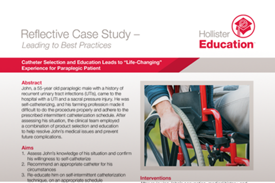 catheter selection and education leads