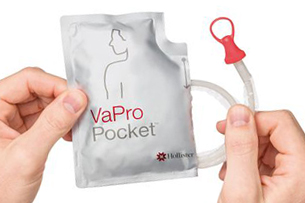 hand-removing-VaPro-Plus-Pocket-catheter-from-packaging_305x202