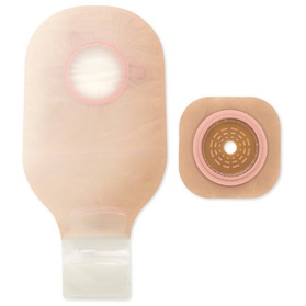 Two-Piece Drainable Ostomy Kit, Lock 'n Roll Closure