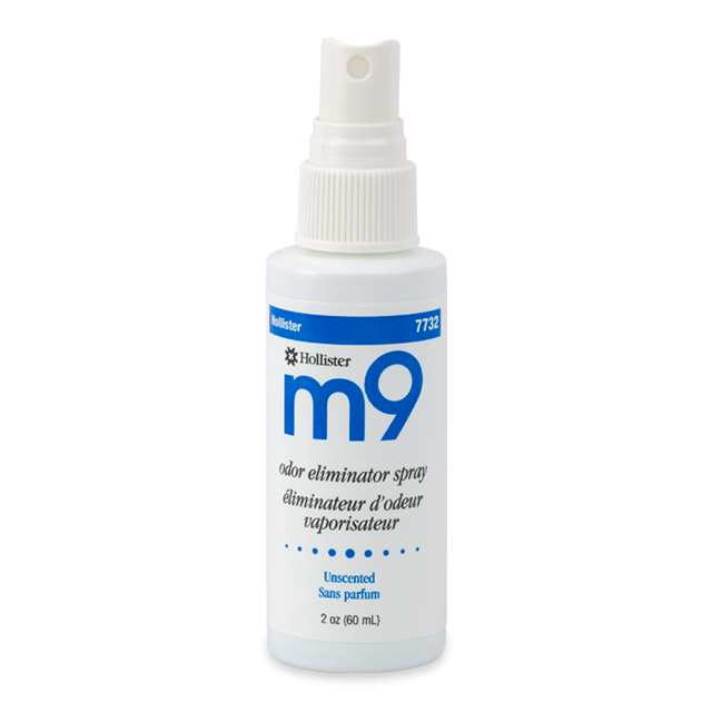 Hollister Incorporated m9 Unscented Odor Eliminator 2oz spray bottle 7732