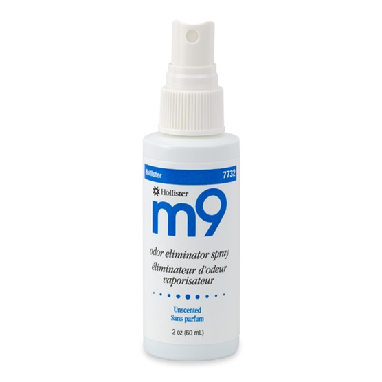 Hollister Incorporated m9 Unscented Odor Eliminator 2oz spray bottle 7732