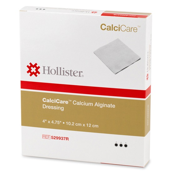 Hollister Incorporated CalciCare Calcium Alginate Dressing box 529937r