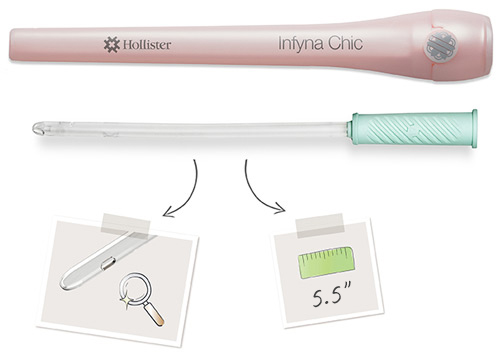 Infyna Chic Hydrophilic Intermittent Catheter Hollister US